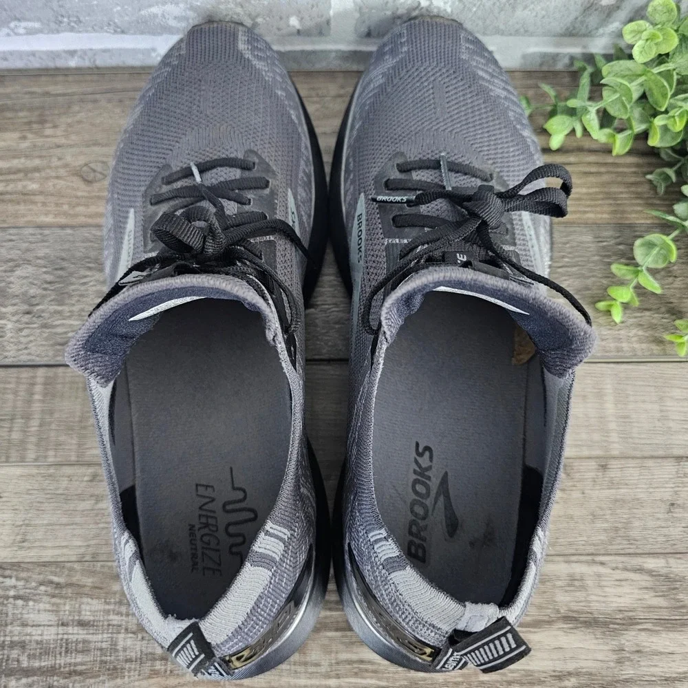 Brooks Levitate 4 Mens Running Shoes Grey Black DNA AMP 1103451D095 Size 12.5